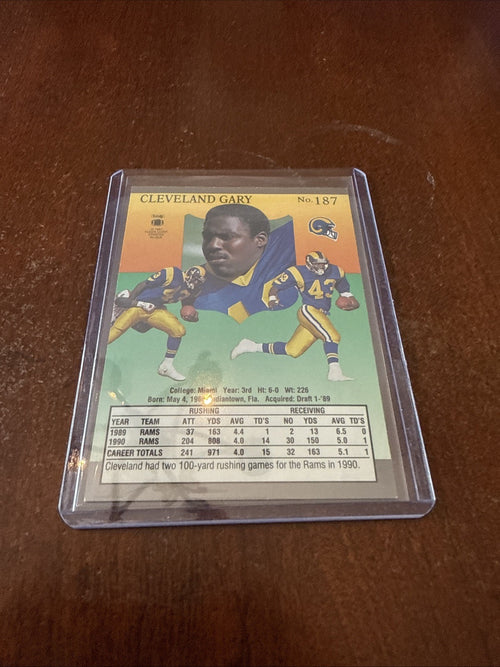 1991 Fleer Ultra - Cleveland Gary #187 Autograph