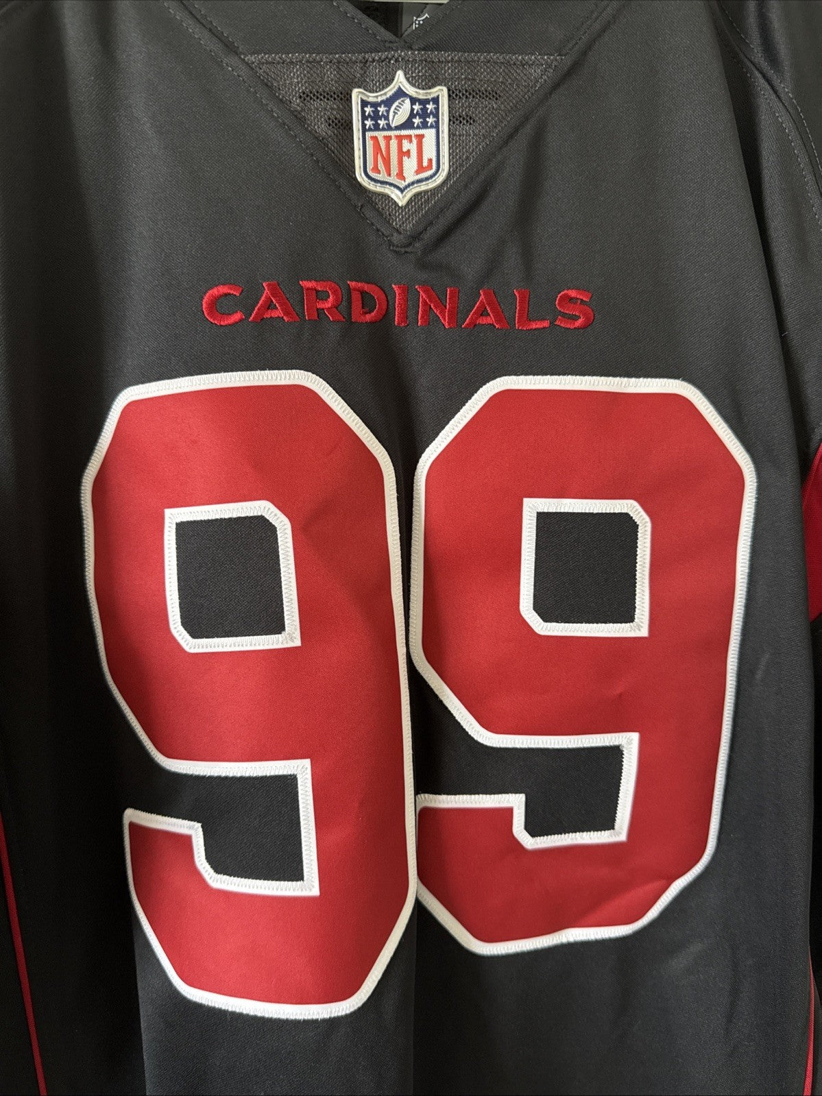 Men’s Nike JJ Watt #99 Arizona Cardinals Vapor Lmtd Alt Jersey Sz L  Black RARE
