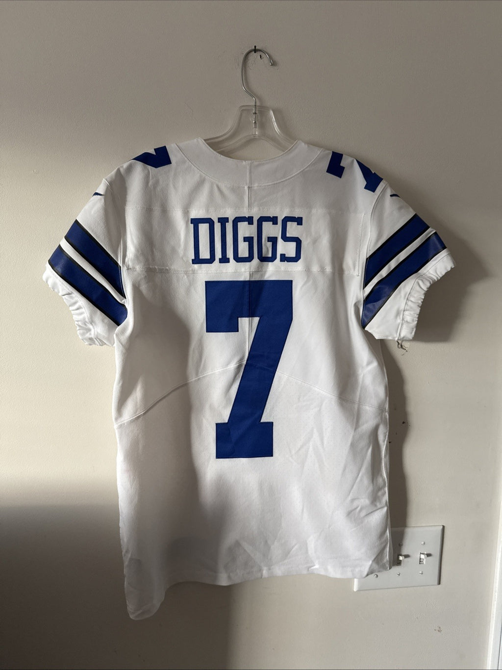 Men’s Nike Dallas Cowboys Trevon Diggs #7 Jersey Vapor Elite Sz 40 - White RARE