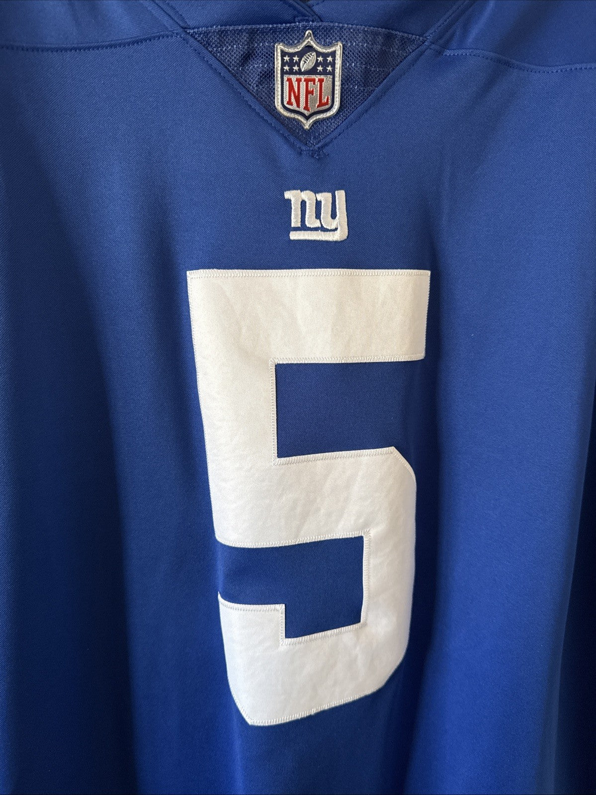 Men’s Nike Kayvon Thibodeaux #5 New York Giants Vapor Limited Jersey Sz 2XL Blue