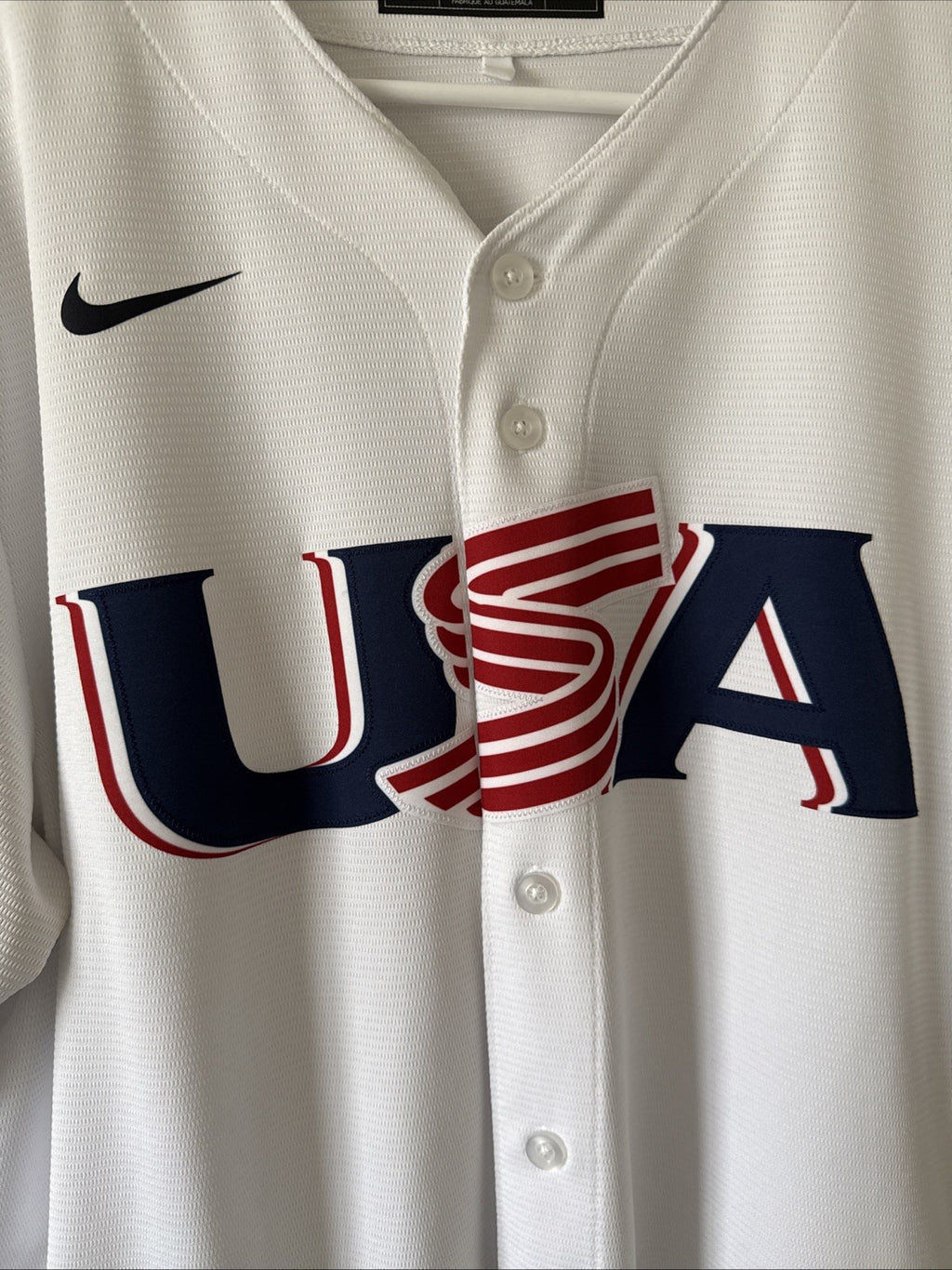 Men’s Nike Cedric Mullins #31 Team USA WBC Home Baseball Jersey Sz XL - RARE