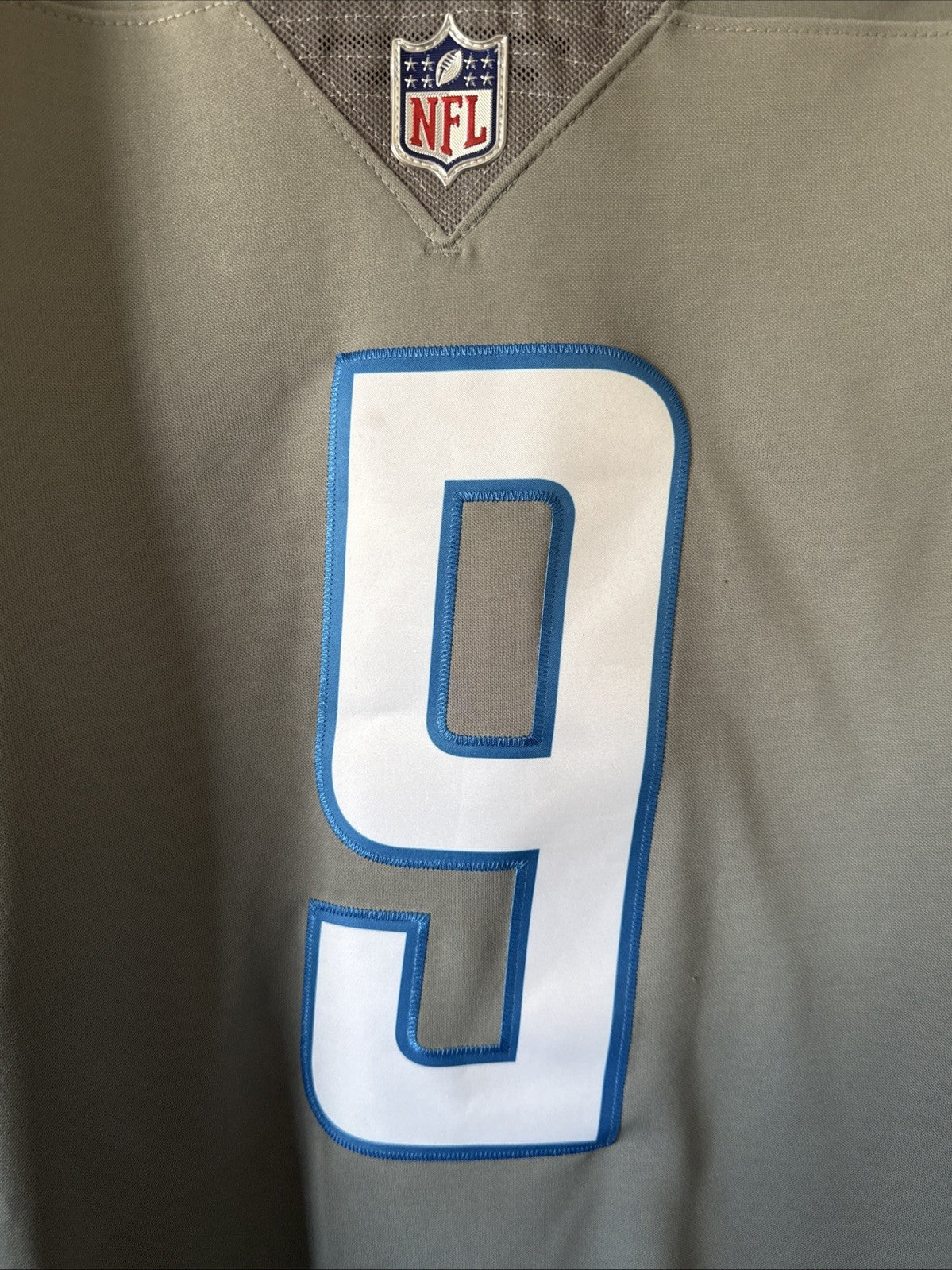 Men’s Nike Matthew Stafford #9 Detroit Lions Vapor Limited Jersey Sz M Grey RARE