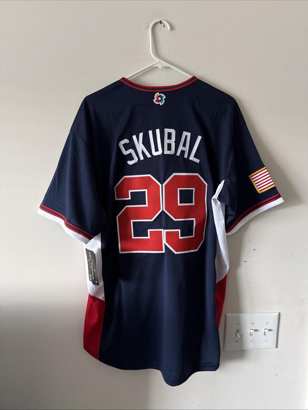Men’s Nike Tarik Skubal #27 Team USA 2026 World Baseball Classic Jersey Sz L NWT