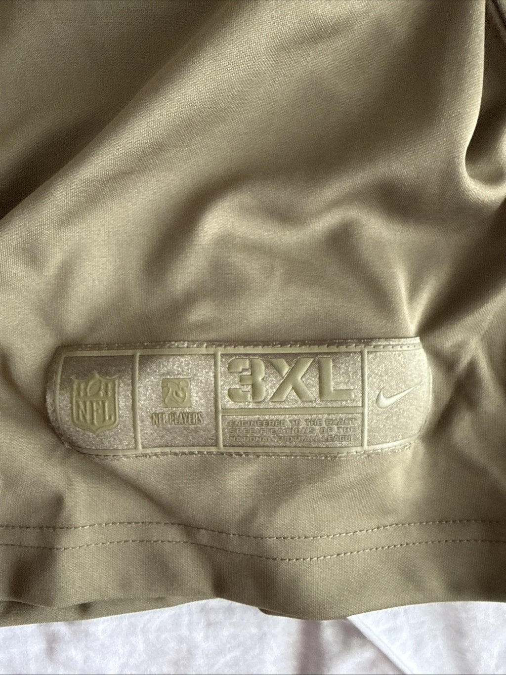 Men's Nike Cam Newton #1 Carolina Panthers Salute To Service Jersey Sz 3XL RARE