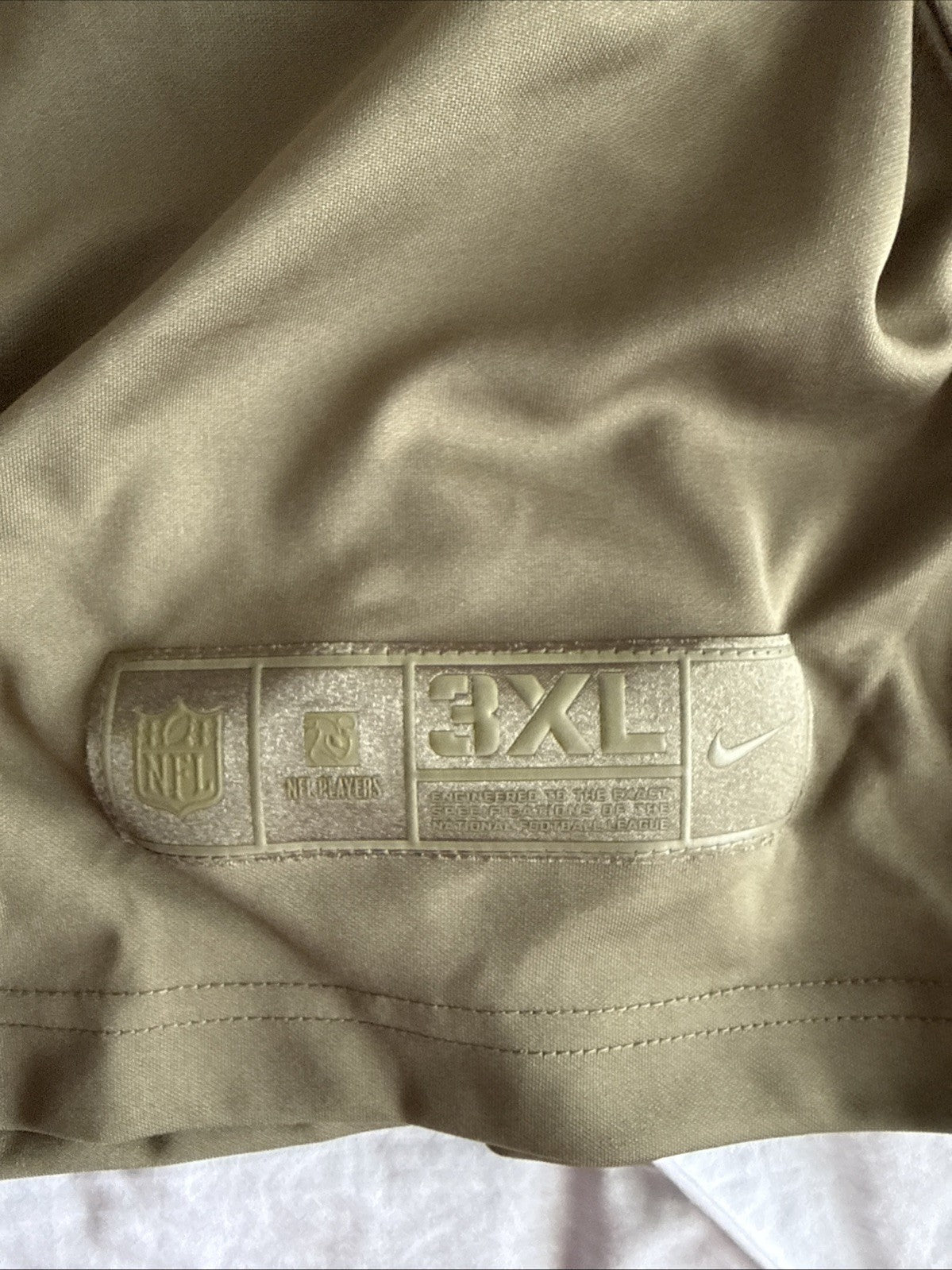 Men's Nike Cam Newton #1 Carolina Panthers Salute To Service Jersey Sz 3XL RARE