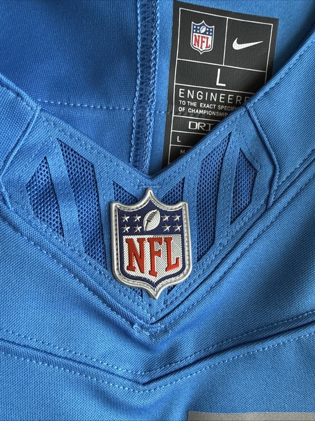 Men’s Nike Aidan Hutchinson #97 Detroit Lions NFL Vapor Lmtd Jersey Sz L - RARE