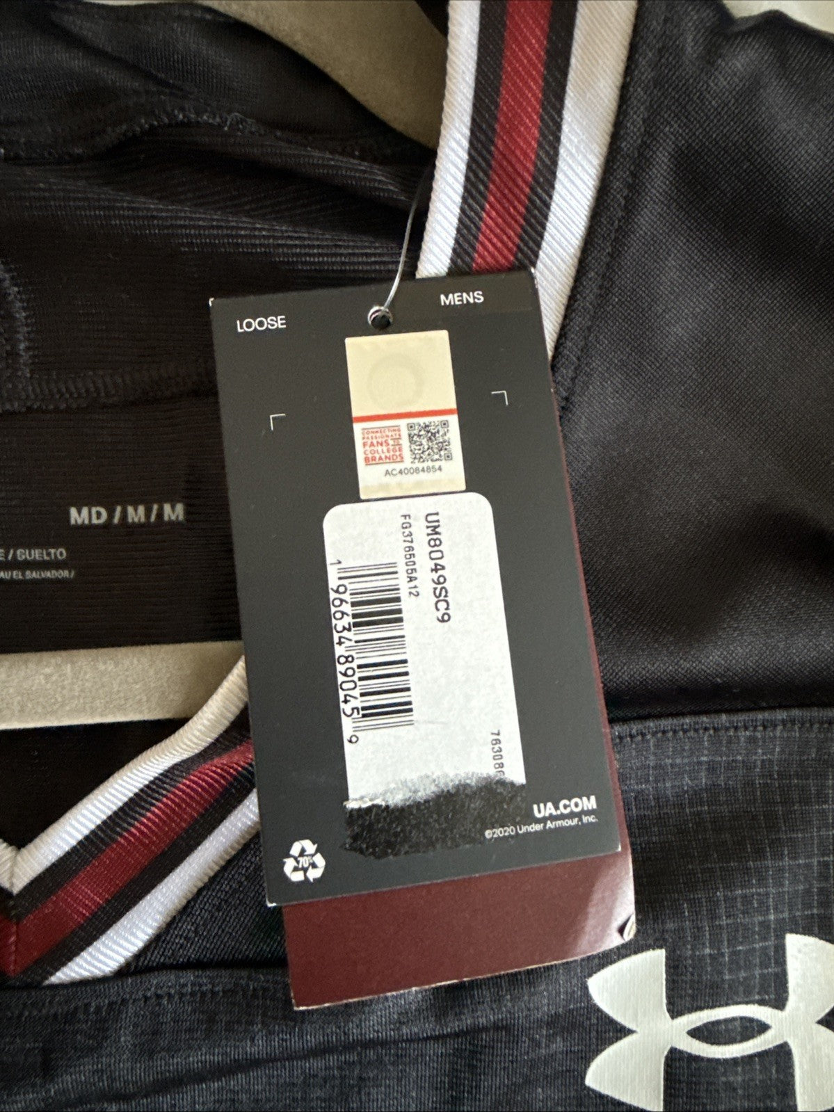 Men’s Under Armour Deebo Samuel #1 South Carolina Gamecocks NCAA Jersey Sz M NWT