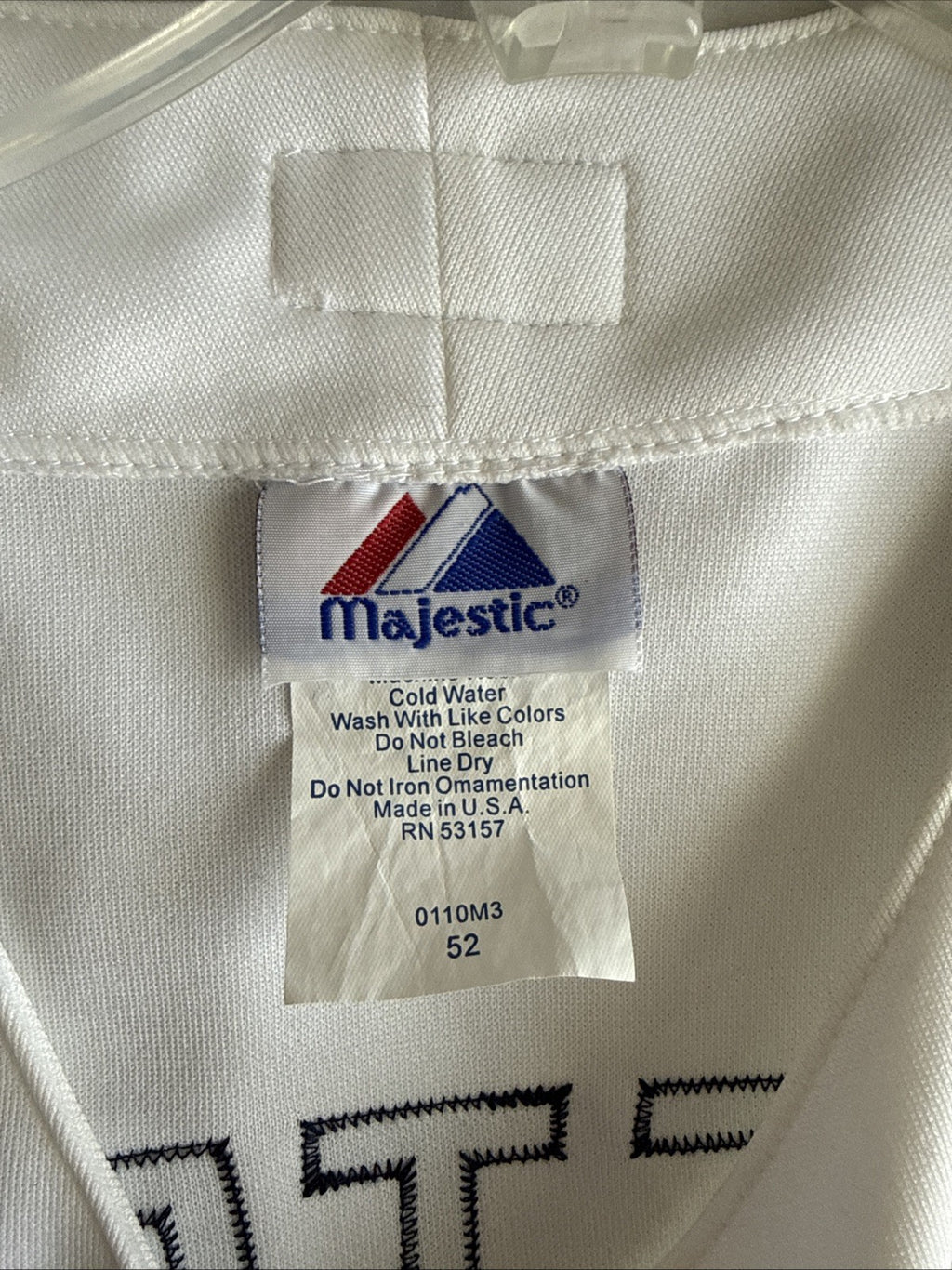 MEN’S MAJESTIC DEREK JETER #2 TEAM USA 2006 WORLD BASEBALL CLASSIC JERSEY SZ 52