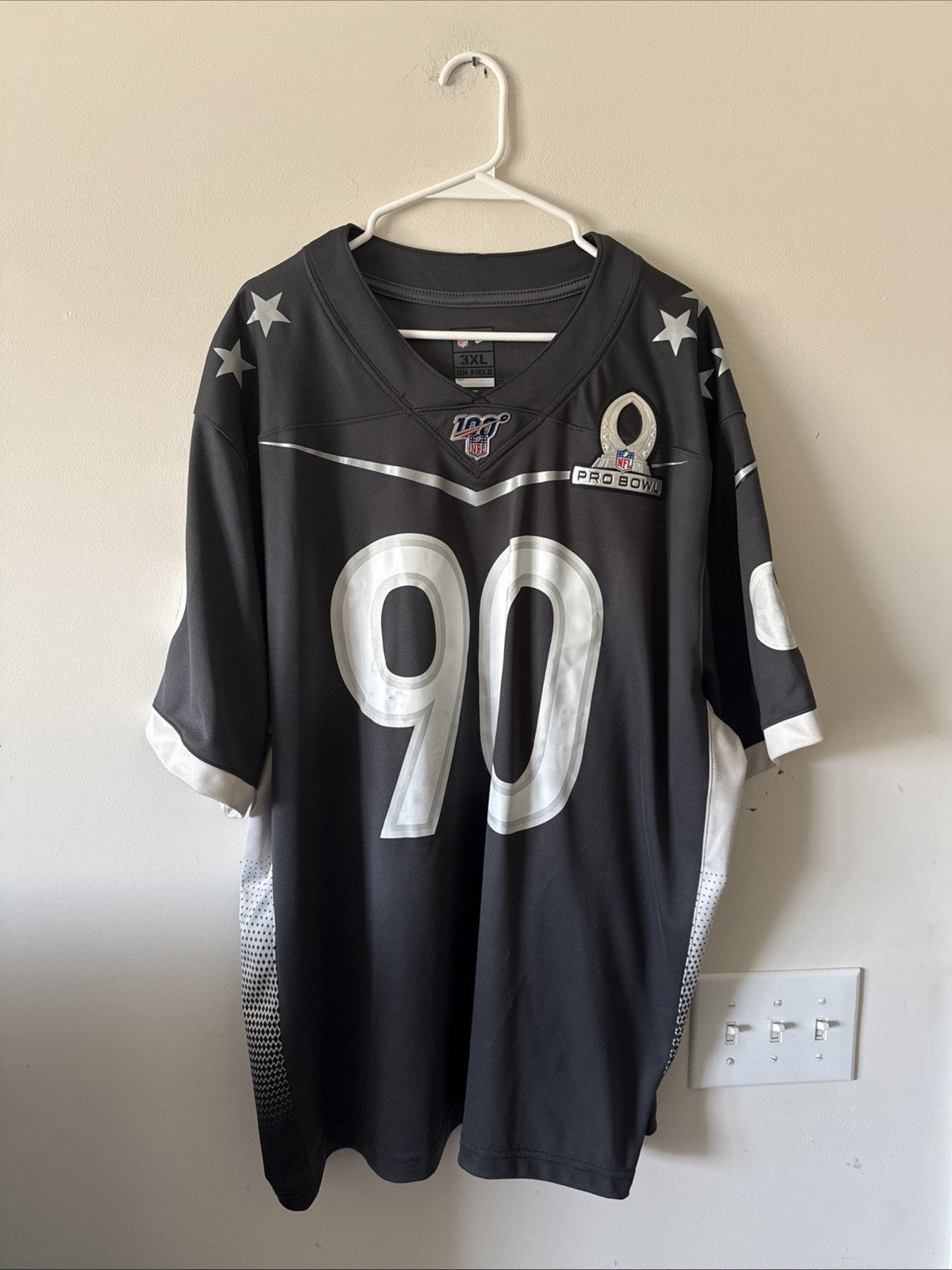 Men's Nike T.J. Watt #90 Steelers 2020 AFC Pro Bowl Lmtd Jersey - Sz 3XL RARE