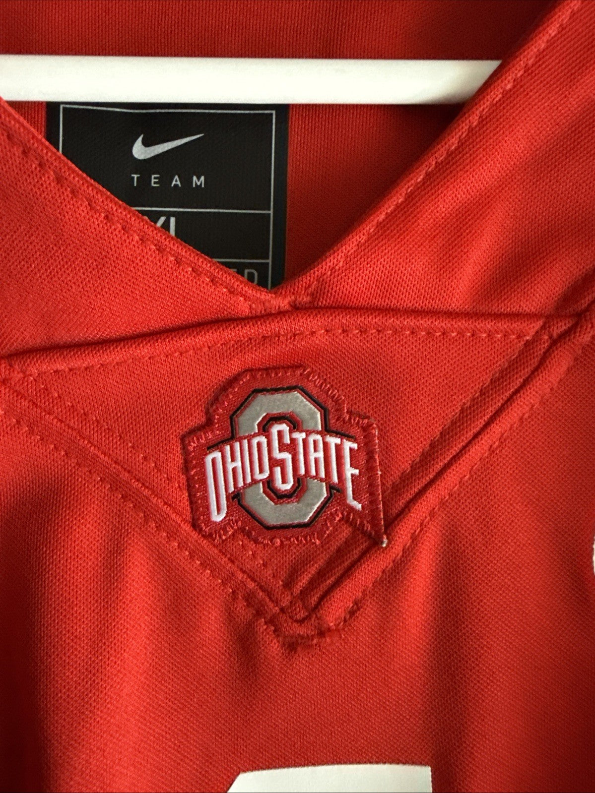 Men’s Nike Will Howard #1 Ohio State Buckeyes NCAA Jersey Sz XL - Red RARE