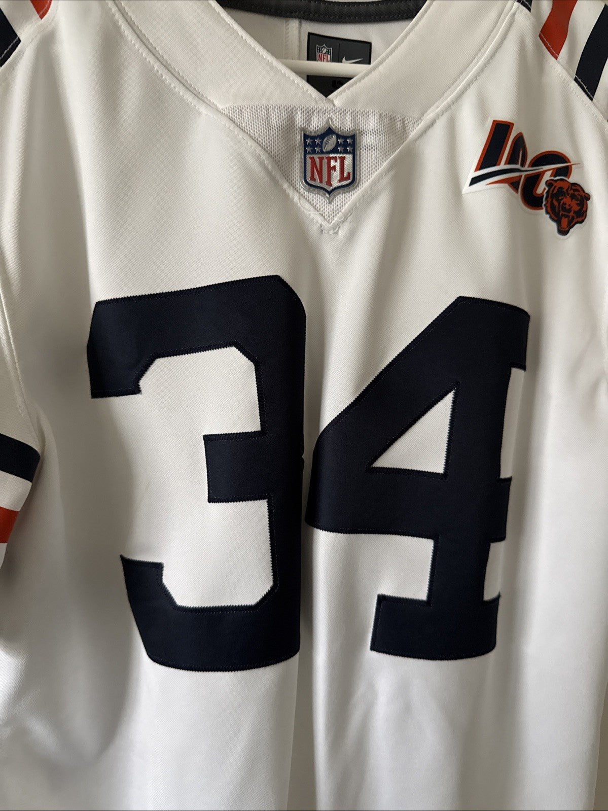 Men’s Nike Walter Payton #34 Chicago Bears Vapor Lmtd 2nd Alt Jersey Sz S - RARE