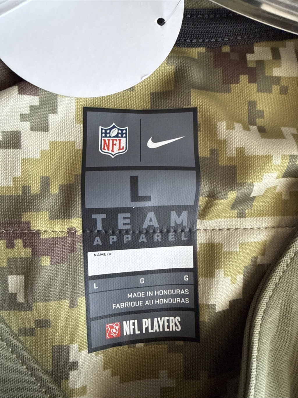 Men’s Nike Christian McCaffrey #22 Panthers Salute To Service Lmtd Jersey Sz L