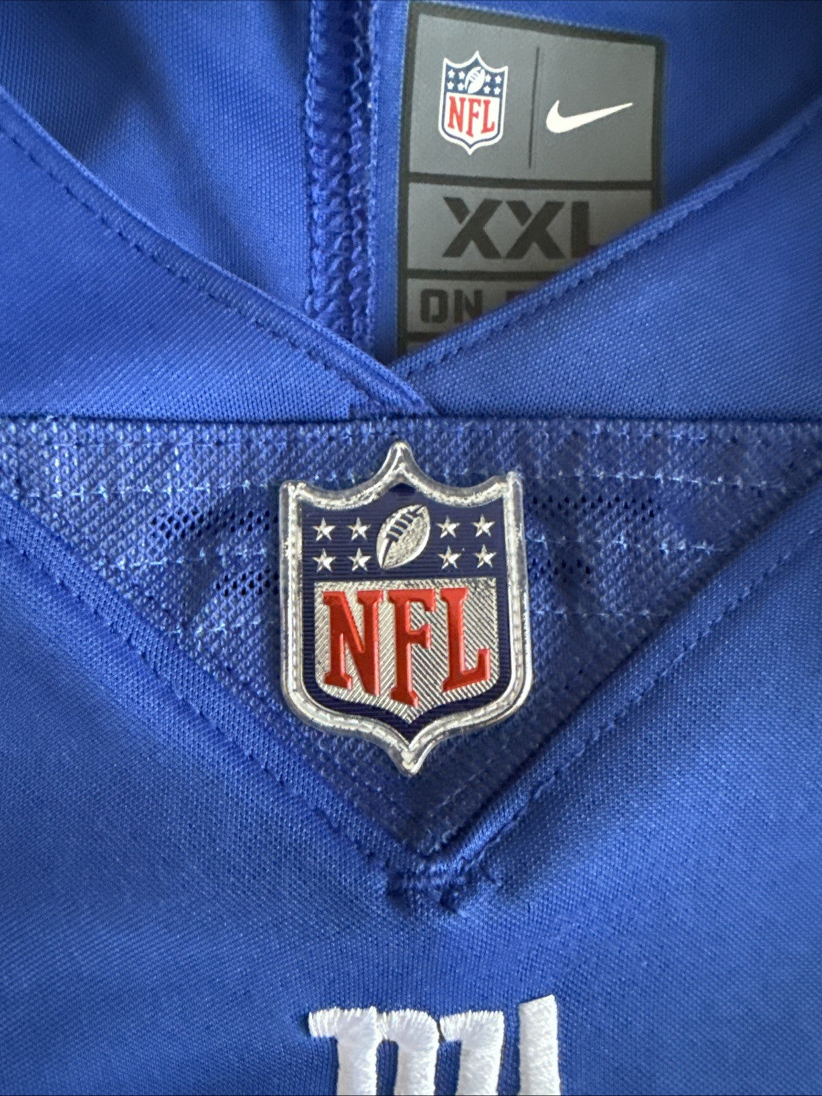 Men’s Nike Kayvon Thibodeaux #5 New York Giants Vapor Limited Jersey Sz 2XL Blue