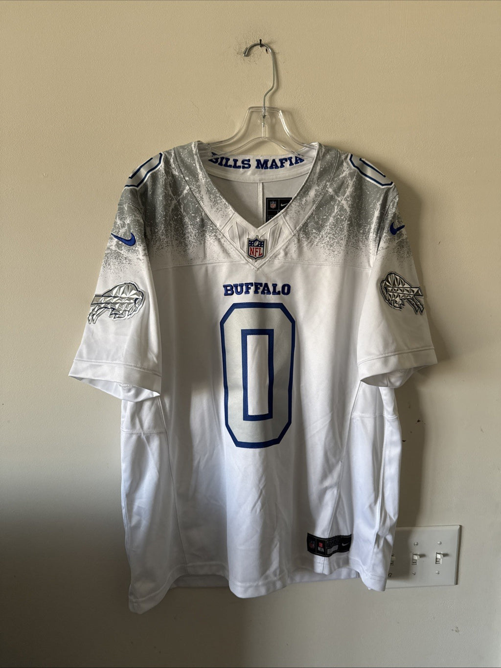 Men’s Nike Keon Coleman #0 Buffalo Bills 2025 Rivalries Vapor Lmtd Jersey Sz L
