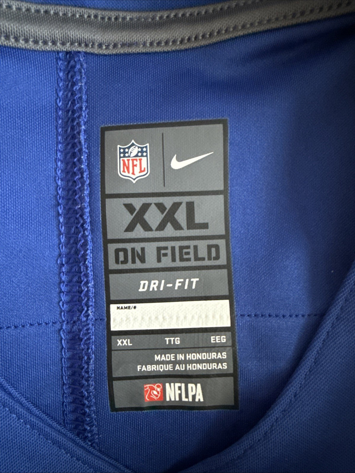 Men’s Nike Kayvon Thibodeaux #5 New York Giants Vapor Limited Jersey Sz 2XL Blue