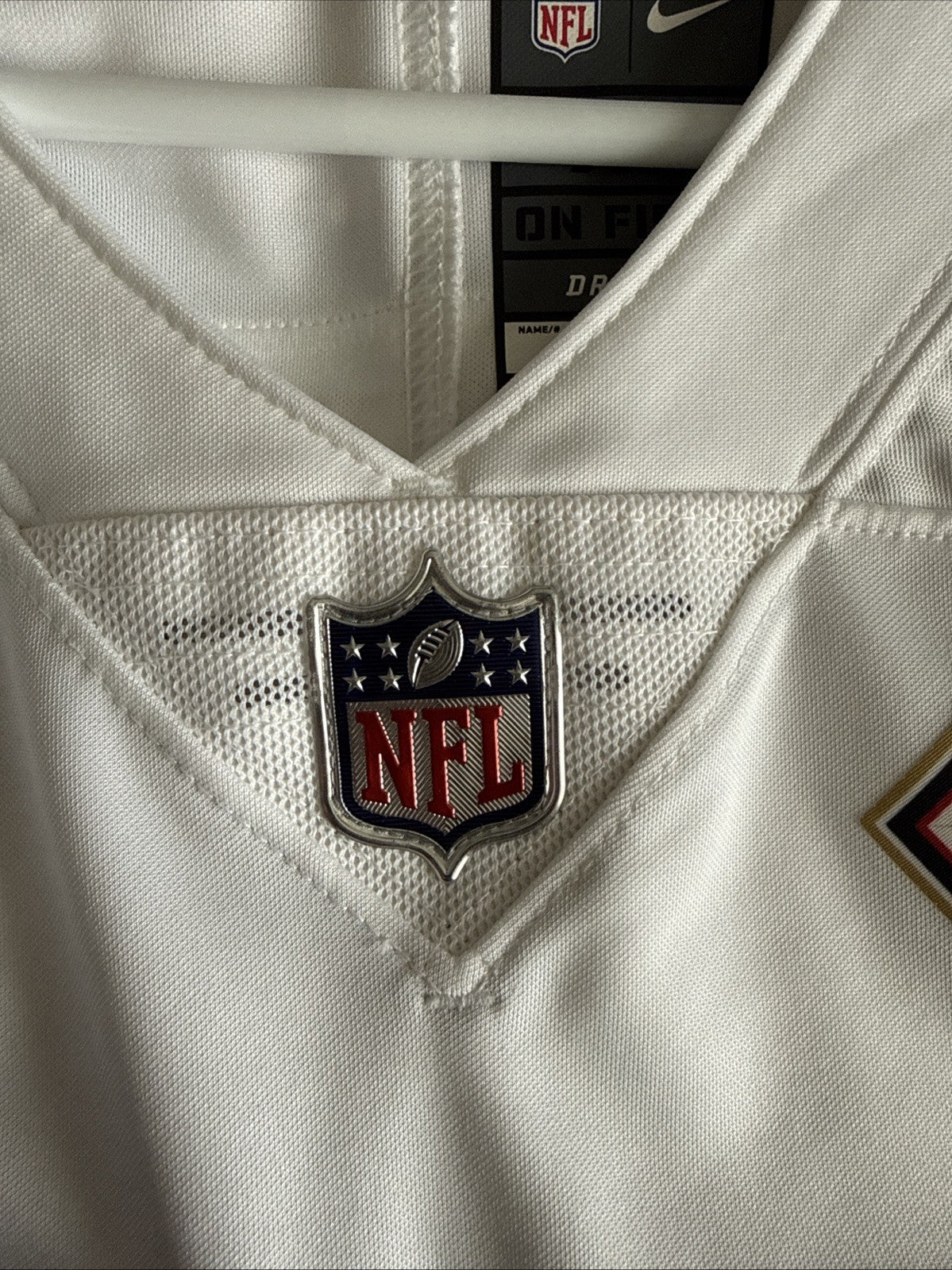 Men’s Nike George Kittle SF 49ers Vapor Lmtd Jersey 75th Anniv Patch Sz XL RARE