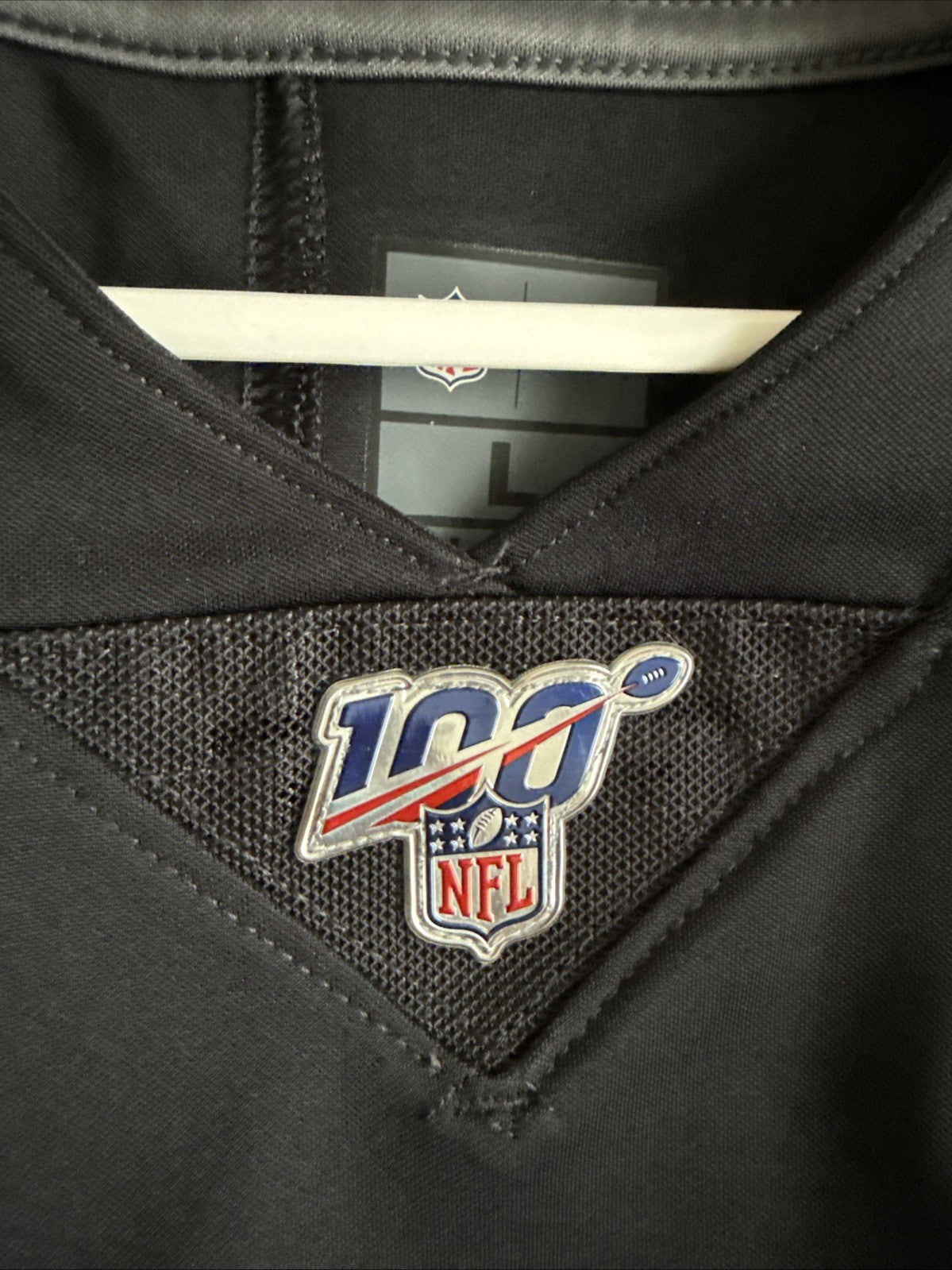 Men’s Nike James Conner #30 Steelers 100 Patch Vapor Lmtd Jersey Sz L Black RARE