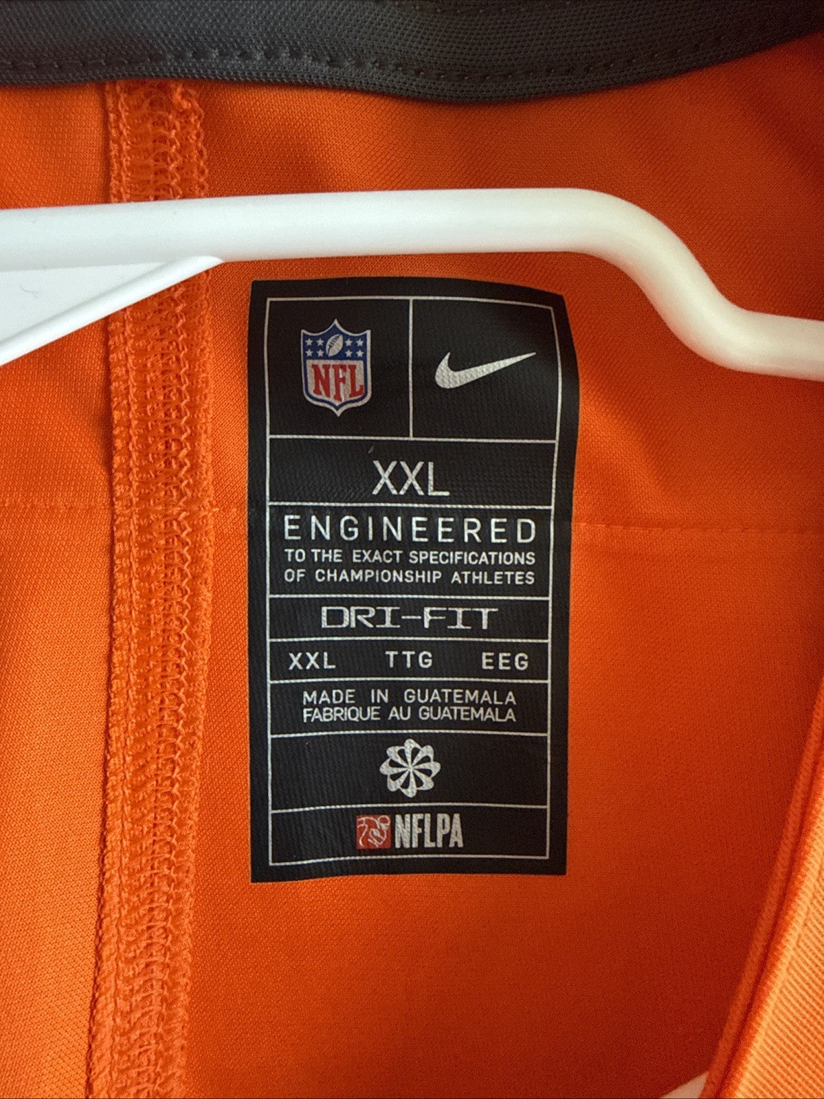 Men’s Nike Javonte Williams #33 Denver Broncos Vapor Lmtd NFL Jersey Sz 2XL NWOT