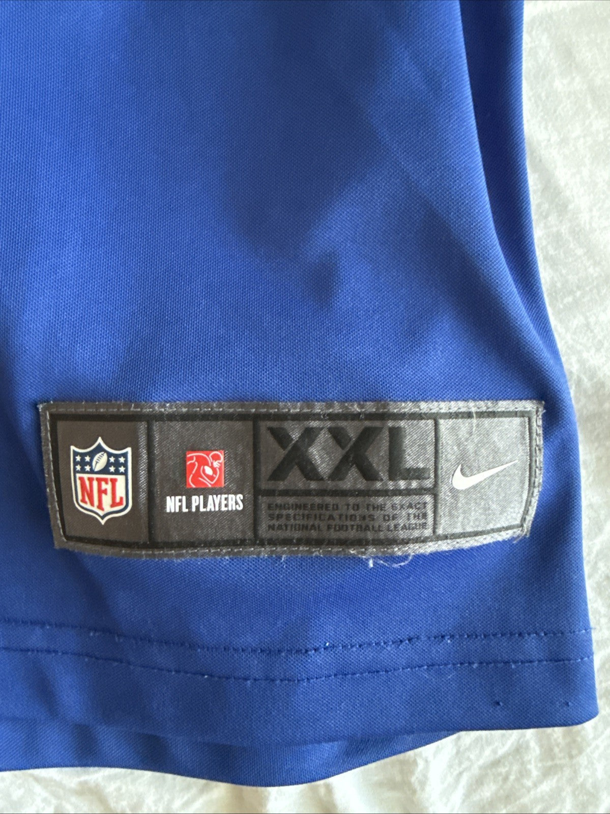 Men’s Nike Kayvon Thibodeaux #5 New York Giants Vapor Limited Jersey Sz 2XL Blue