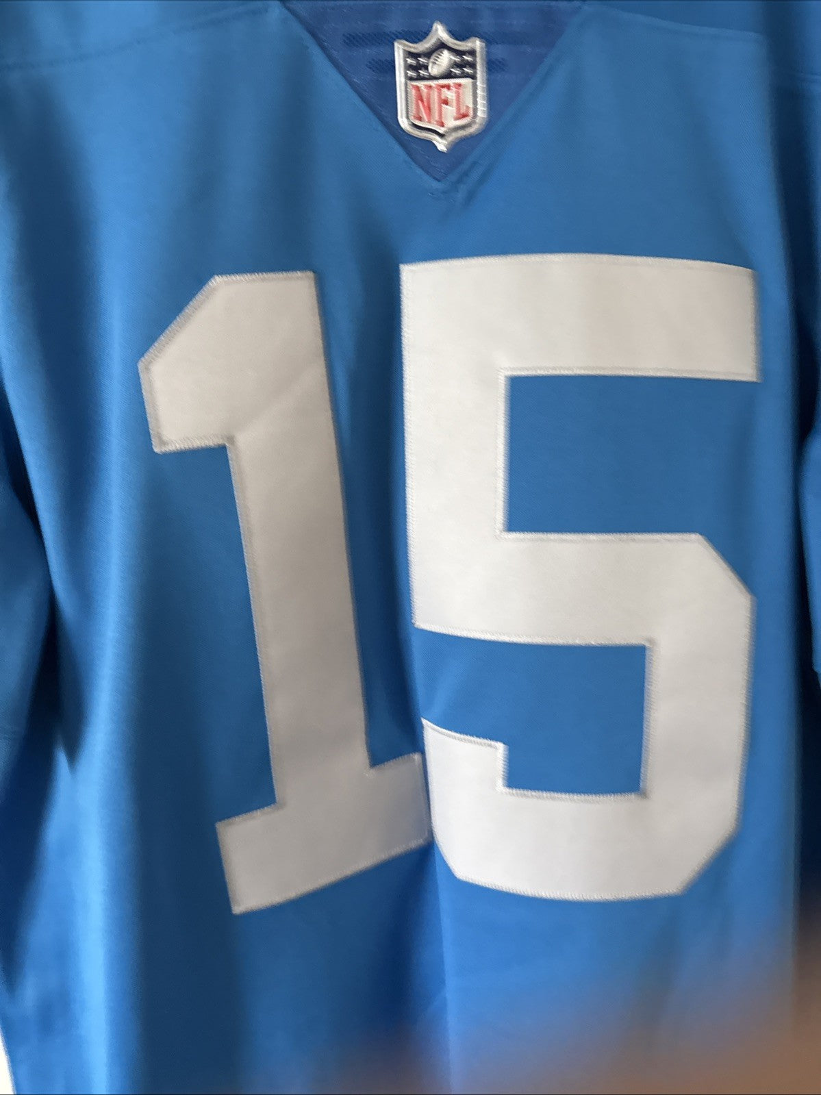 Men’s Nike Golden Tate #15 Detroit Lions Vapor Lmtd Alt Jersey Sz M - Blue RARE
