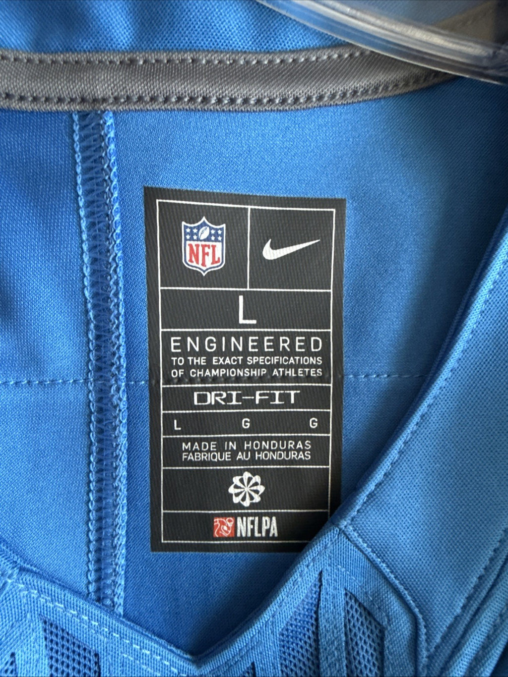 Men’s Nike Aidan Hutchinson #97 Detroit Lions NFL Vapor Lmtd Jersey Sz L - RARE