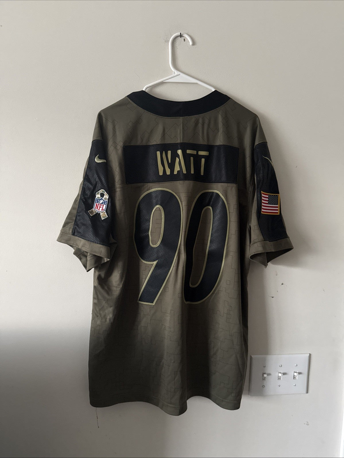 Men’s Nike TJ WATT #90 Steelers 2021 Salute To Service Limited Jersey Sz XL RARE