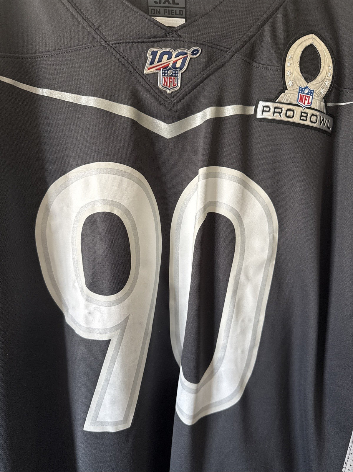 Men's Nike T.J. Watt #90 Steelers 2020 AFC Pro Bowl Lmtd Jersey - Sz 3XL RARE