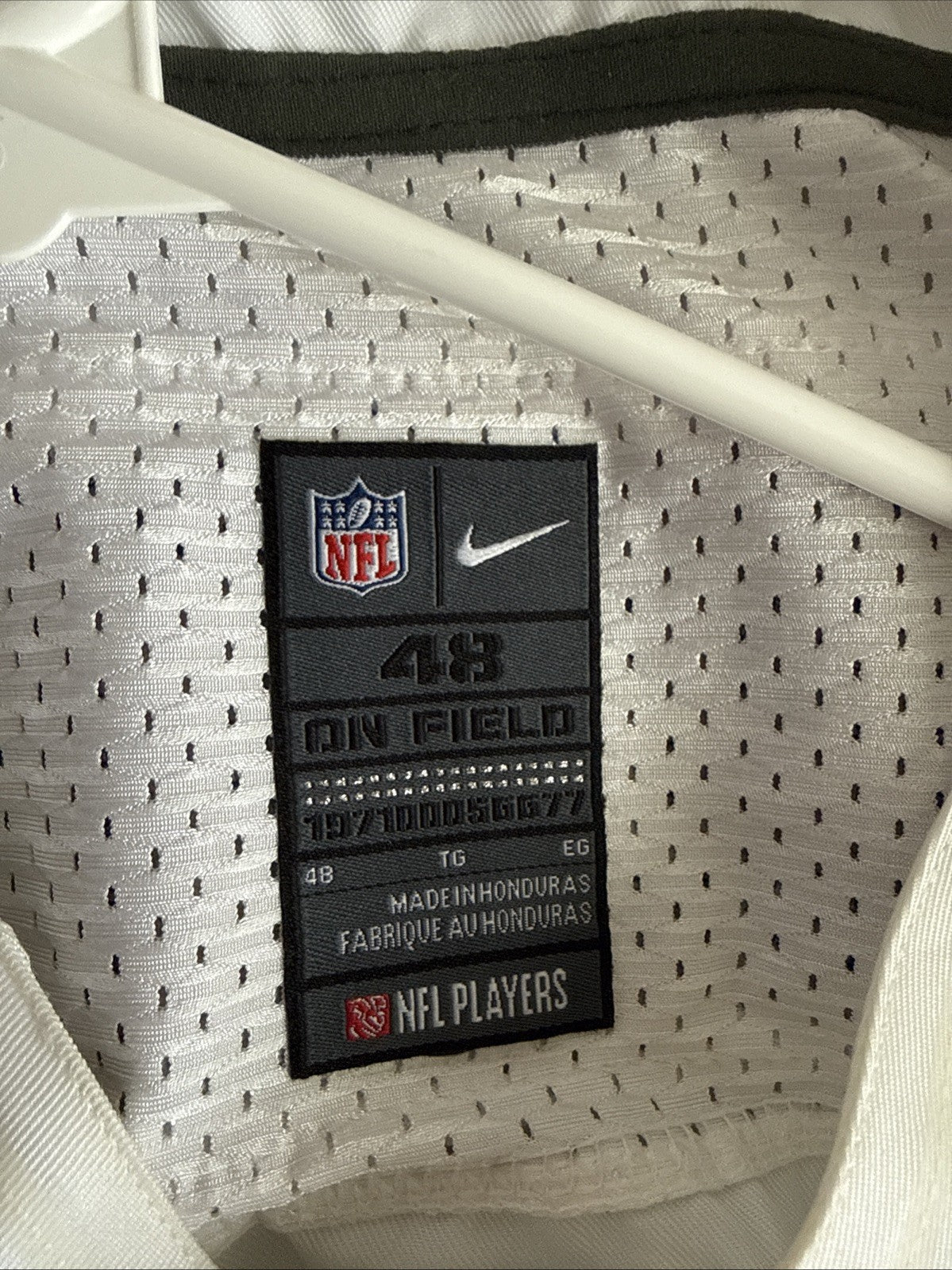 Men’s Nike Pat McAfee #1 Indianapolis Colts Vapor Elite Jersey Sz 48 White RARE